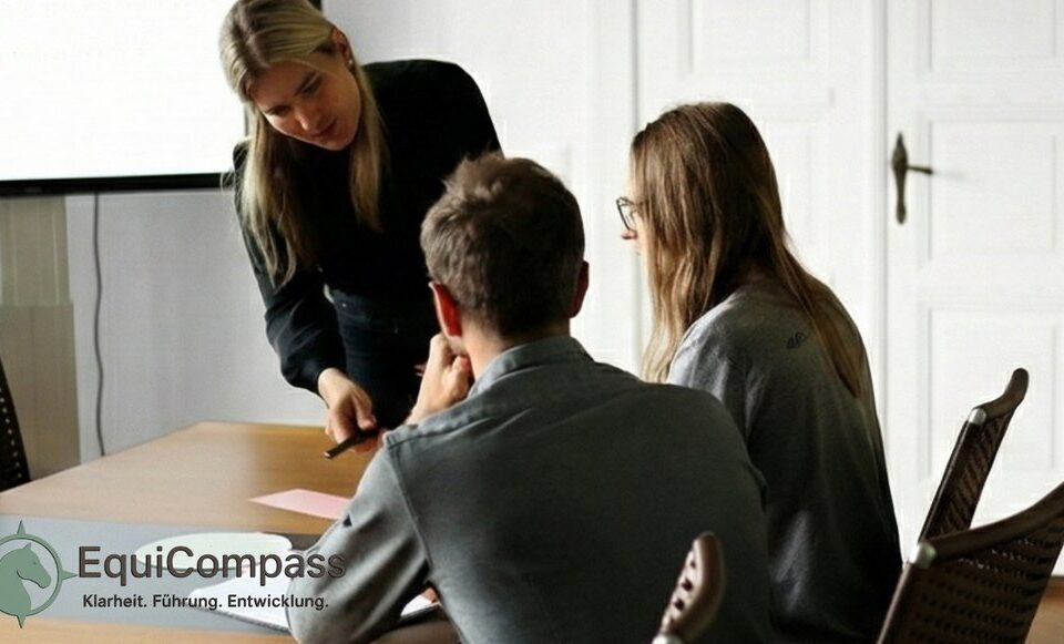 Pferdegestütztes Coaching für Führungskräfte in der Natur.